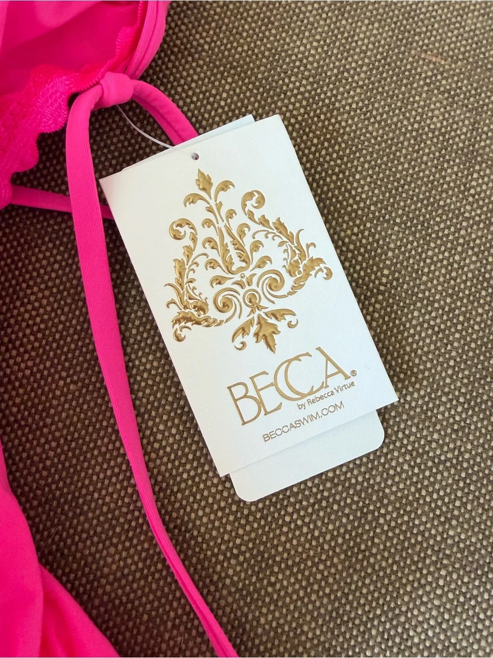 BECCA Kids Neon Pink One-Piece Swimsuit